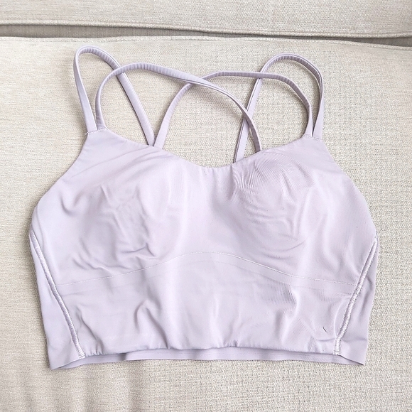 NWOt LULULEMON purple lilac sports bra - Picture 1 of 10